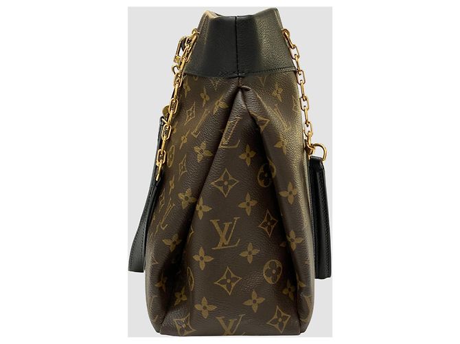 Louis Vuitton Borsa a Spalla Monogram Palace Chain Nero - vista 4