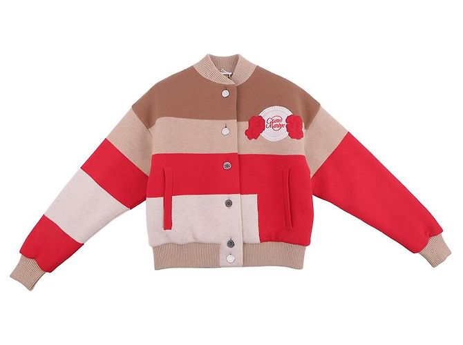 Hermès Chaqueta Varsity Acolchada para Mujer Multicolor - vista 10