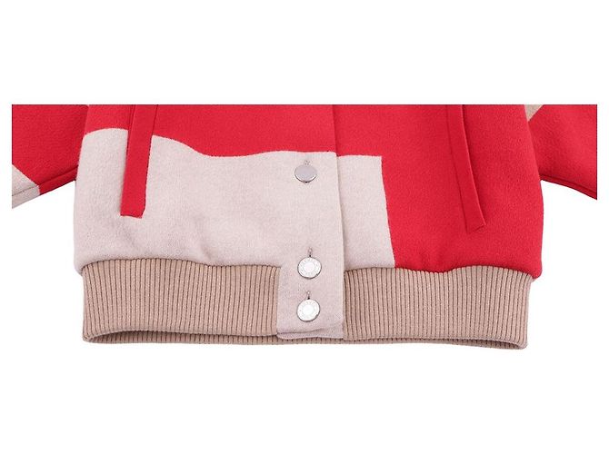 Hermès Chaqueta Varsity Acolchada para Mujer Multicolor - vista 12