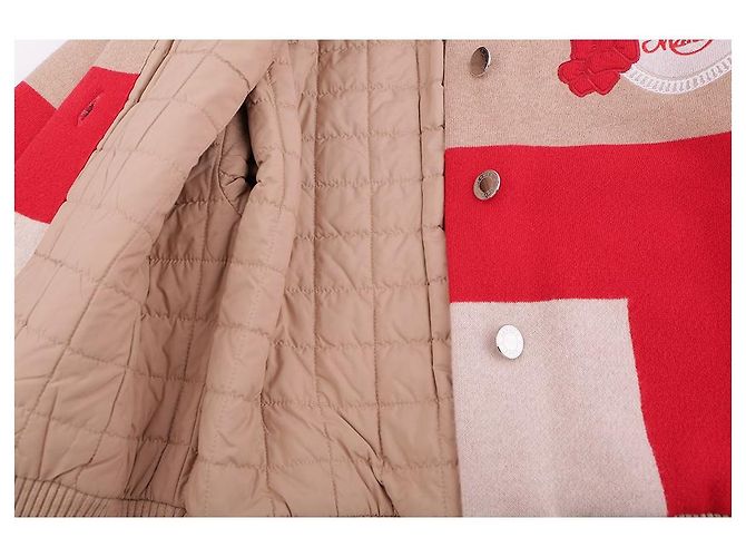 Hermès Chaqueta Varsity Acolchada para Mujer Multicolor - vista 14