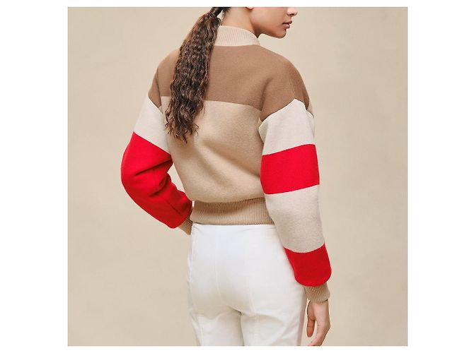 Hermès Chaqueta Varsity Acolchada para Mujer Multicolor - vista 7