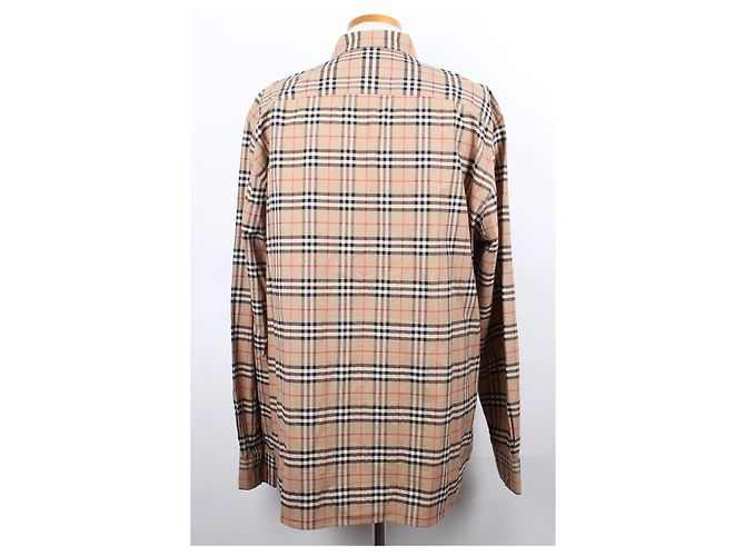 Burberry Camicia in cotone Archive Beige Marrone - vista 2