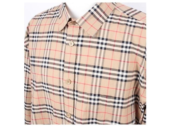 Burberry Camicia in cotone Archive Beige Marrone - vista 4