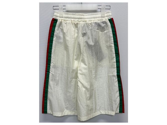Gucci Nylon-Bermuda-Shorts Weiß - Ansicht 2