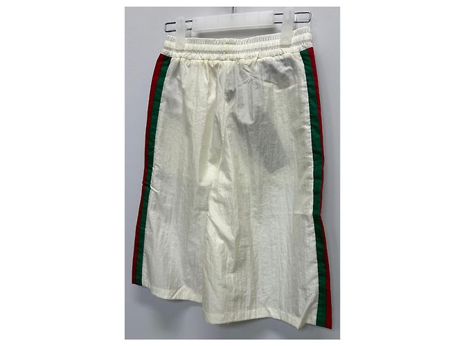 Gucci Nylon-Bermuda-Shorts Weiß - Ansicht 5