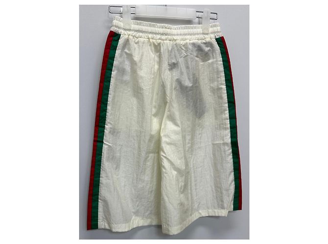 Gucci Nylon-Bermuda-Shorts Weiß - Ansicht 6