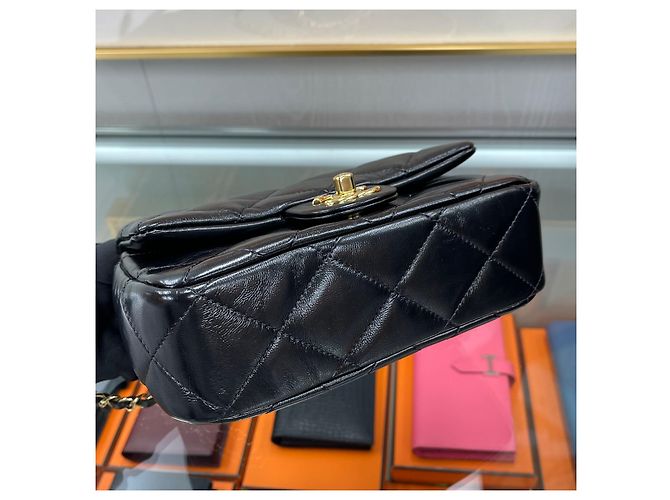 Chanel Mini Flap Bag con catena dorata D'oro - vista 5