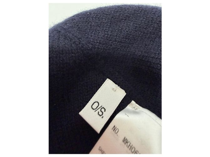 Thom Browne Gestrickte Beanie aus Merinowolle (OS) Blau - Ansicht 6