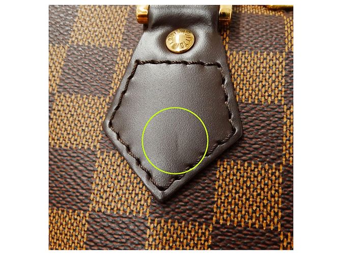 Borsa Louis Vuitton Damier Canvas Marrone - vista 11