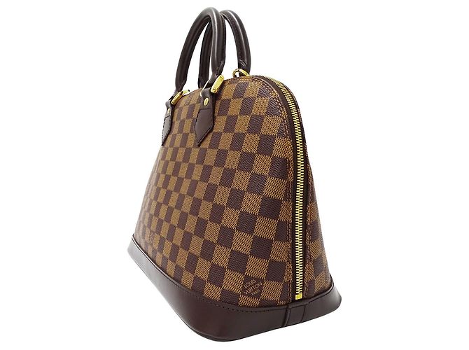 Borsa Louis Vuitton Damier Canvas Marrone - vista 4