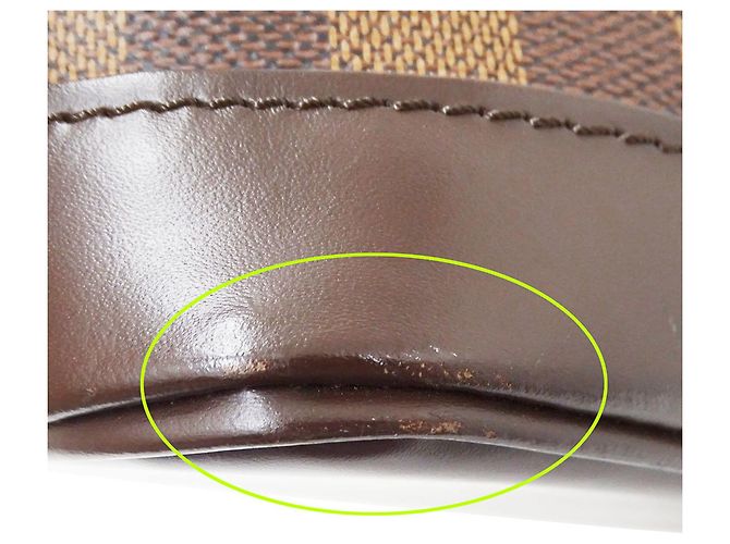 Borsa Louis Vuitton Damier Canvas Marrone - vista 7