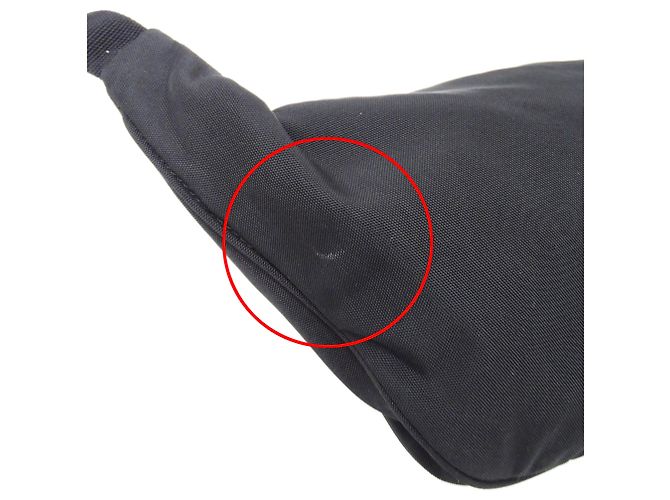 Borsa a mano in nylon nero Balenciaga - vista 12