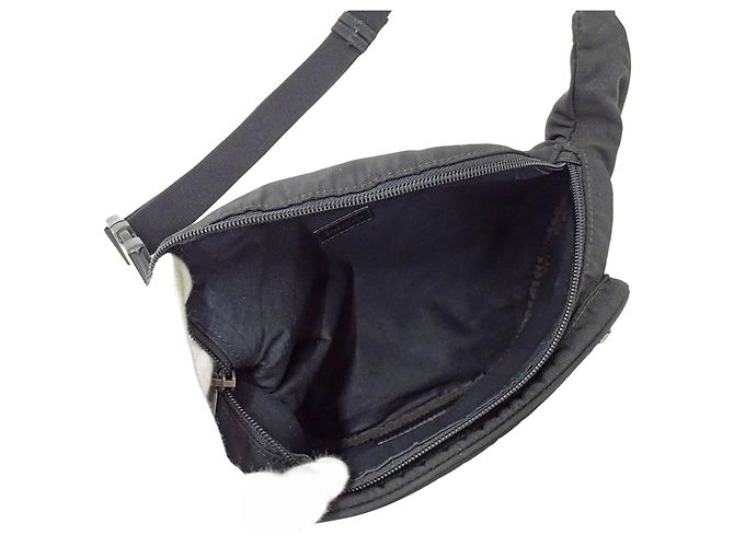 Borsa a mano in nylon nero Balenciaga - vista 5