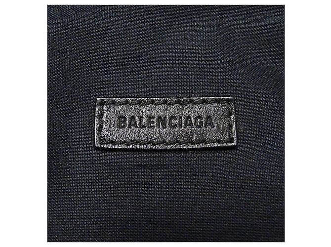 Borsa a mano in nylon nero Balenciaga - vista 6