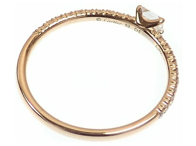 Cartier 18K Roségold Diamant Ring - Ansicht 4