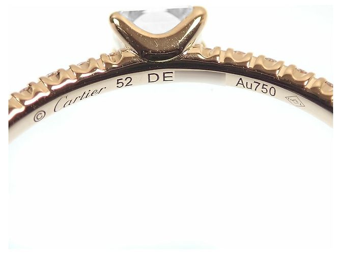 Cartier 18K Roségold Diamant Ring - Ansicht 6