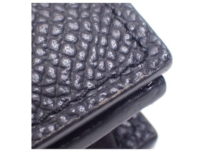 Hermès Hermes Bearn Soufflé Bi-fold Wallet Schwarz - Ansicht 5