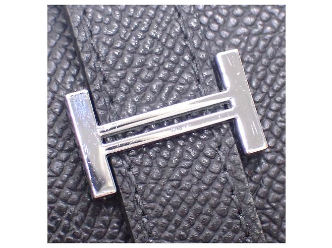Hermès Hermes Bearn Soufflé Bi-fold Wallet Schwarz - Ansicht 6