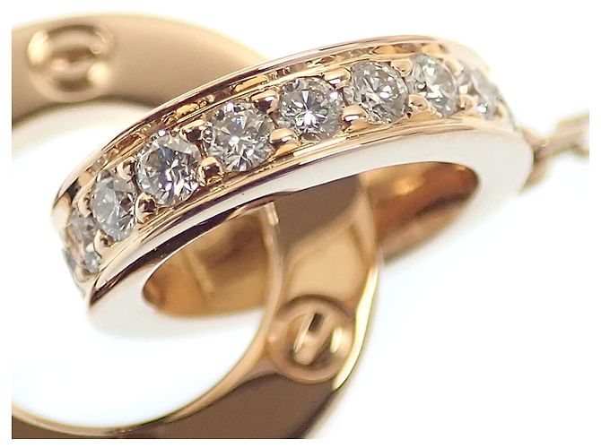 Collana Cartier Love Circle con Diamanti - vista 3