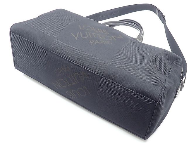 Borsa Boston Louis Vuitton in Damier Géant Noir Nero - vista 2