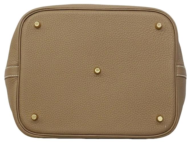 Hermès Borsa Hermes Picotin Lock GM Taupe - vista 3