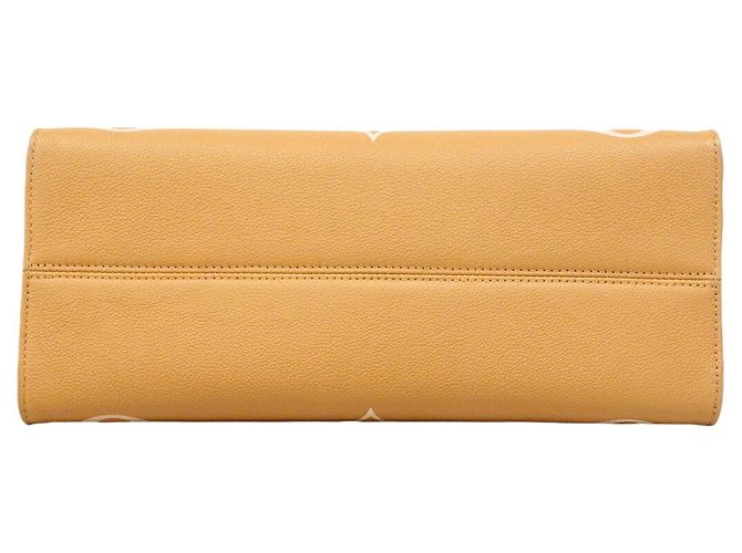 Borsa Tote Louis Vuitton Monogram Empreinte Bicolor OnTheGo MM Crudo - vista 3