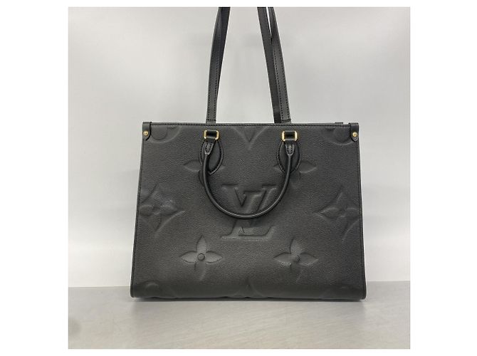 Borsa Tote Louis Vuitton Monogram Empreinte OnTheGo MM Nero - vista 11
