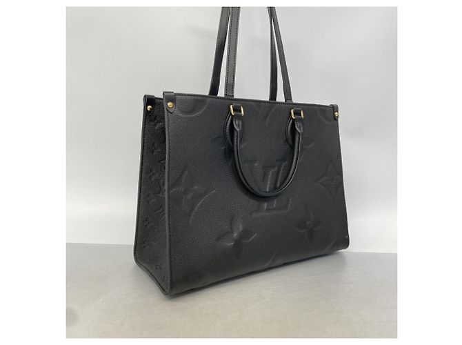 Borsa Tote Louis Vuitton Monogram Empreinte OnTheGo MM Nero - vista 2