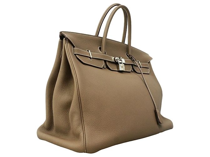 Hermès Borsa Hermes Birkin 40 Togo Etoupe Taupe - vista 2