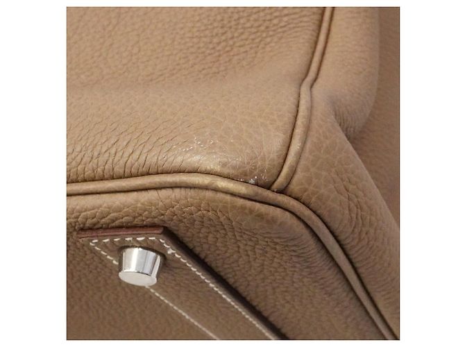 Hermès Borsa Hermes Birkin 40 Togo Etoupe Taupe - vista 6