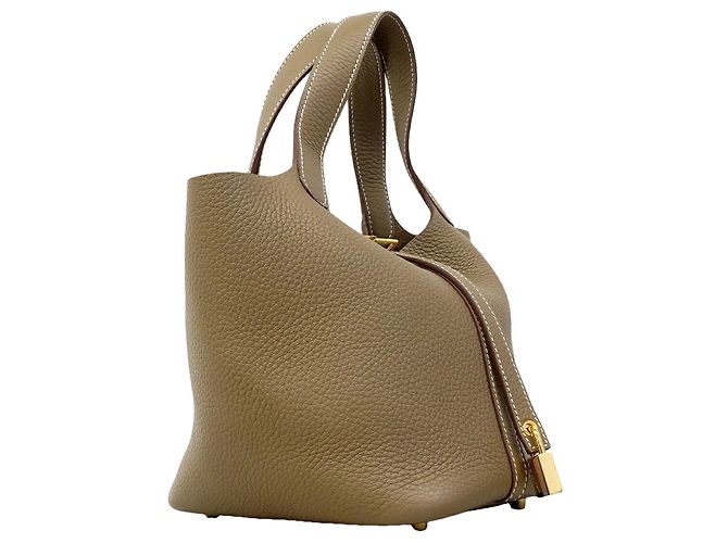 Hermès Hermes Picotin Lock PM Handtasche Taupe - Ansicht 2