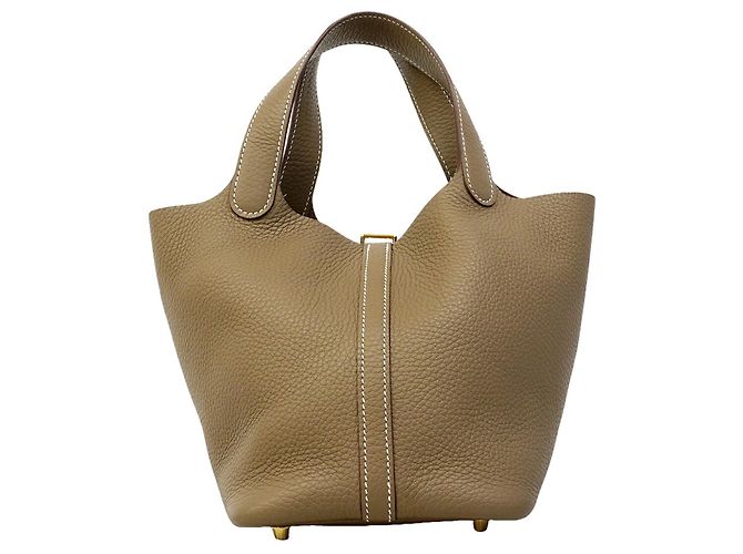 Hermès Hermes Picotin Lock PM Handtasche Taupe - Ansicht 8