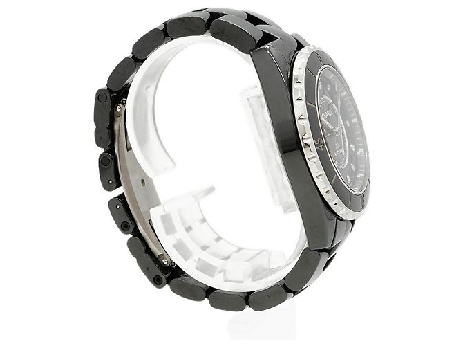 Orologio Chanel J12 Diamond H1626 Quadrante Nero da Uomo - vista 3