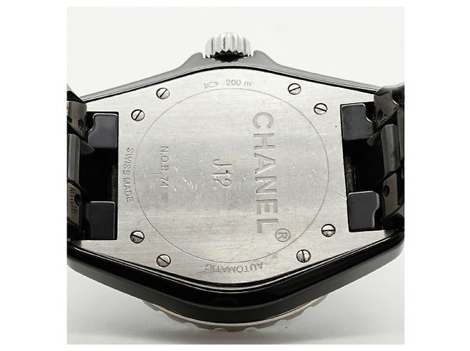 Orologio Chanel J12 Diamond H1626 Quadrante Nero da Uomo - vista 5