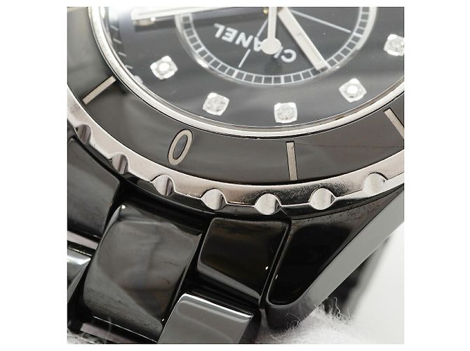 Orologio Chanel J12 Diamond H1626 Quadrante Nero da Uomo - vista 7