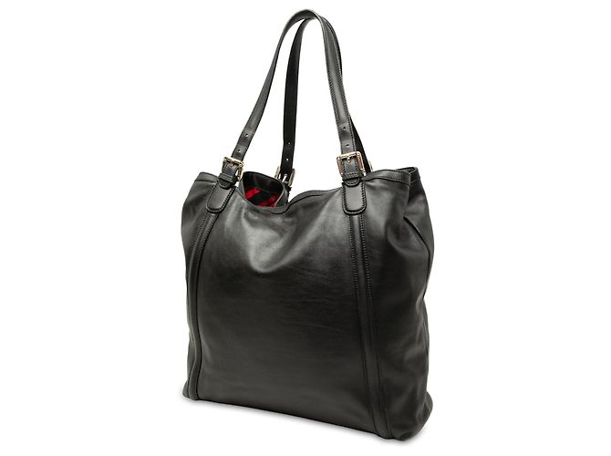 Gucci Black Calfskin Britt Tote Schwarz - Ansicht 2