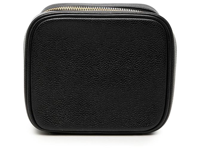 Vanity Beauty Case Chanel Black CC Caviar Nero - vista 3