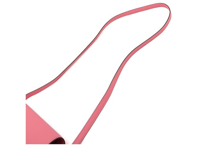 Hermès Borsa Roulis 18 Mini Swift Rosa - vista 10