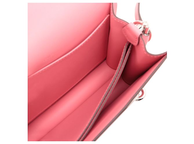 Hermès Borsa Roulis 18 Mini Swift Rosa - vista 3
