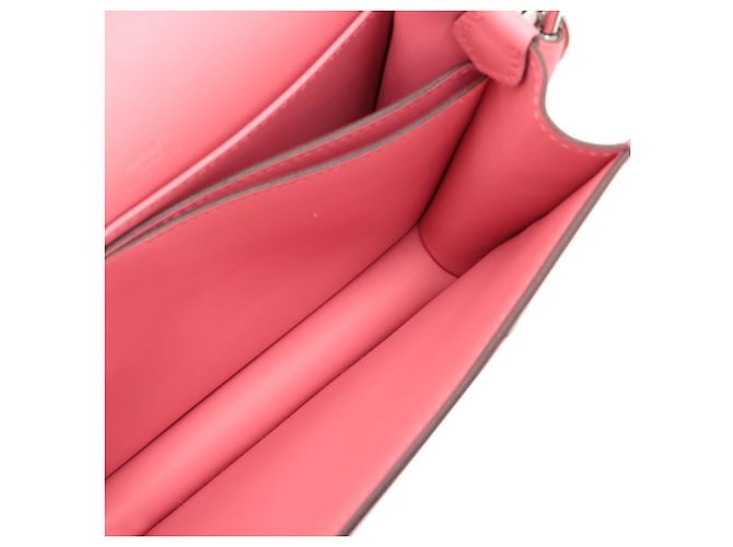 Hermès Borsa Roulis 18 Mini Swift Rosa - vista 5