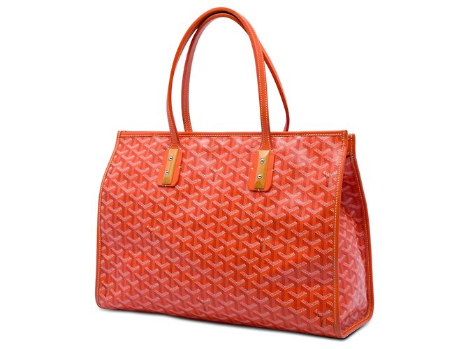 Tote Goyard Orange Goyardine Marquises Arancione - vista 2