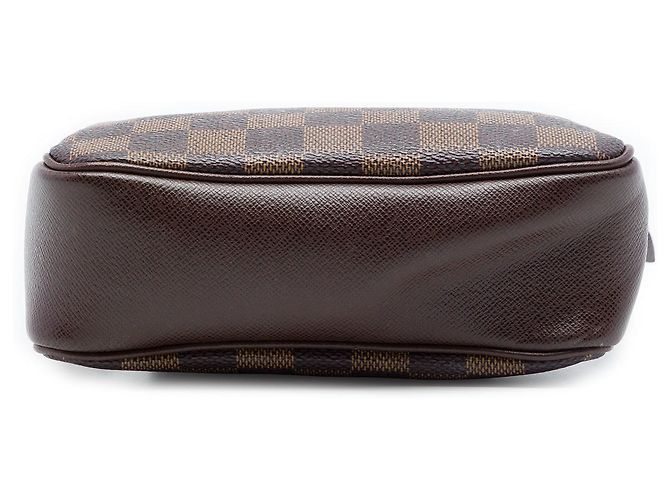Louis Vuitton Marrone Damier Ebene Trousse Pochette - vista 3