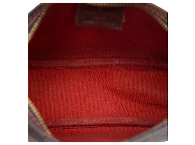 Louis Vuitton Marrone Damier Ebene Trousse Pochette - vista 4