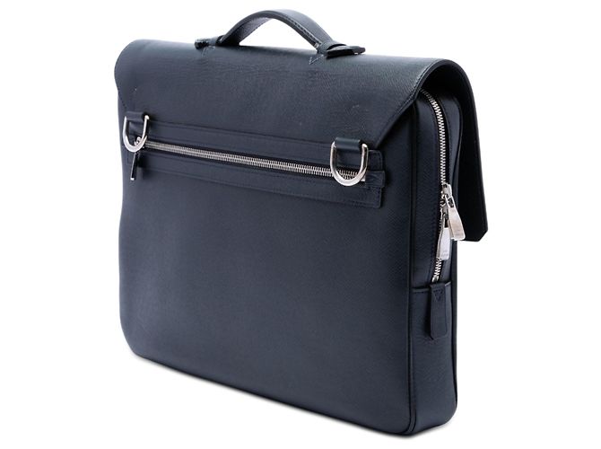 Louis Vuitton Blue Taiga Vassili PM Azul Azul marino - vista 2