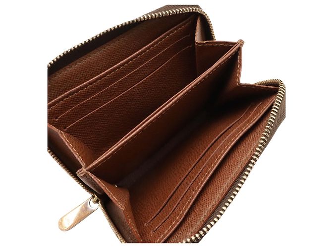 Monedero Zippy Monogram marrón Louis Vuitton Castaño - vista 3