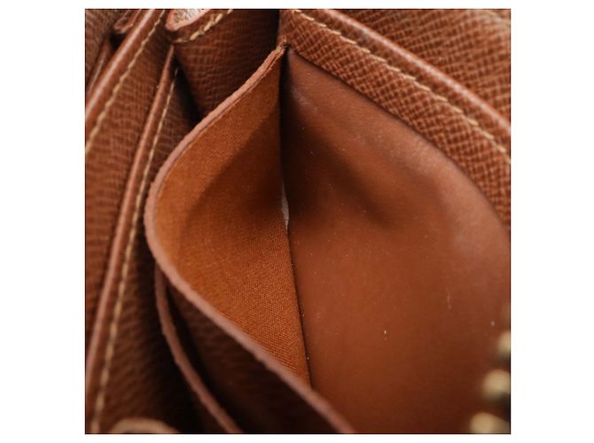 Monedero Zippy Monogram marrón Louis Vuitton Castaño - vista 4