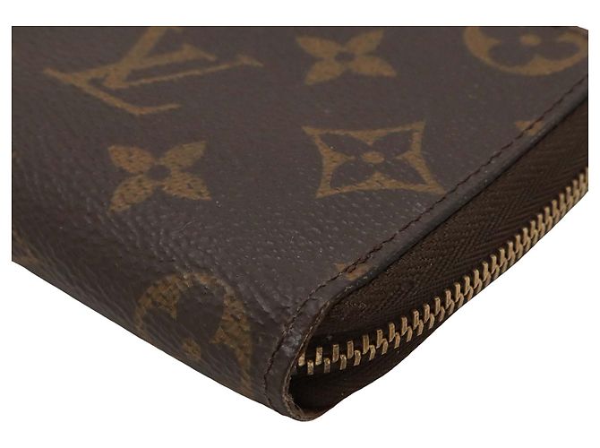 Monedero Zippy Monogram marrón Louis Vuitton Castaño - vista 8