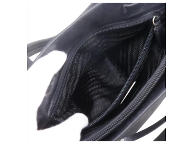 Prada Black Tessuto Tote Schwarz - Ansicht 7