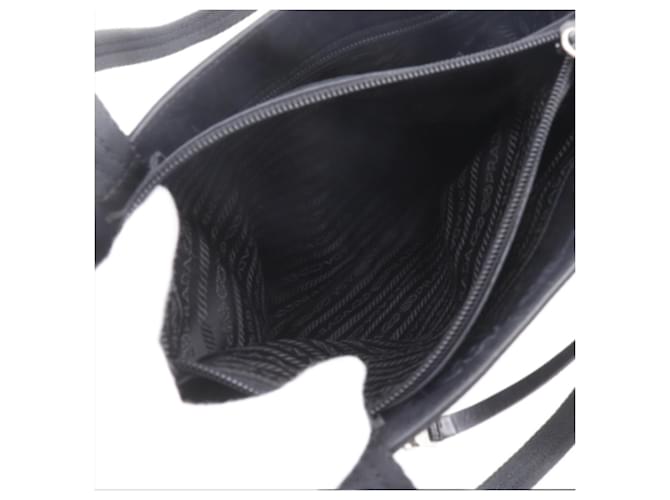 Prada Black Tessuto Tote Schwarz - Ansicht 8