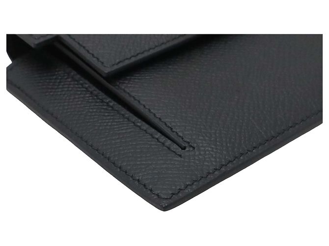 Cartera compacta Kelly Pocket en Epsom negro Hermès - vista 5
